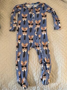 Posh Peanut Cool Bunny Bamboo Sleeper Size 9-12mos